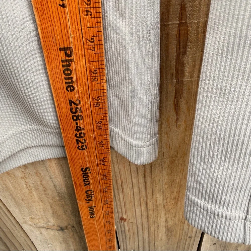 Lululemon Brushed Softstreme Ribbed Zip Flared Pant 32.5
